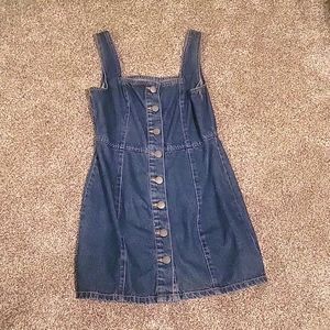 Demin Button Dress